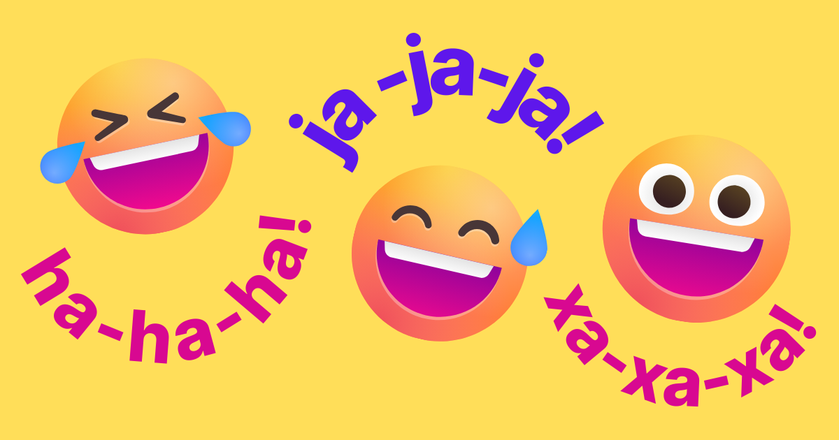 three laughing emojis